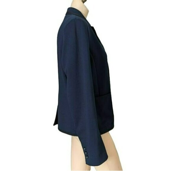 Navy Blue Tailored Blazer Gap The Academy Size 10  Office Career Dark‎ Academia - Picture 4 of 8